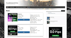 Desktop Screenshot of forexbrokersonline.org
